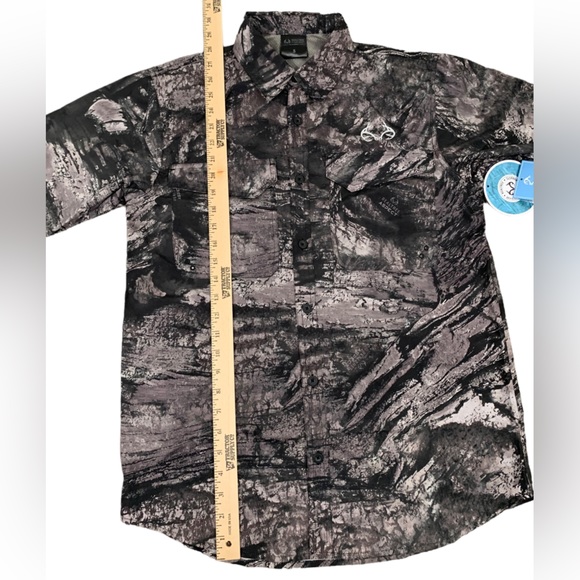 NWT Camo RealTree Aspect Fishing Shirt Short Sleeve Button Front Size S Camo … - Picture 4 of 14